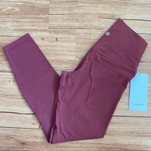 Lululemon Align HR Pant 25” Size 6 Mulled Wine NWT